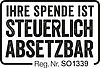 Ihre Spende ist steuerlich absetzbar - Reg.Nr.: SO 1247